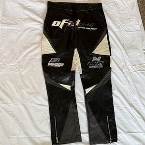 BooHooMan Racing Leather Pants